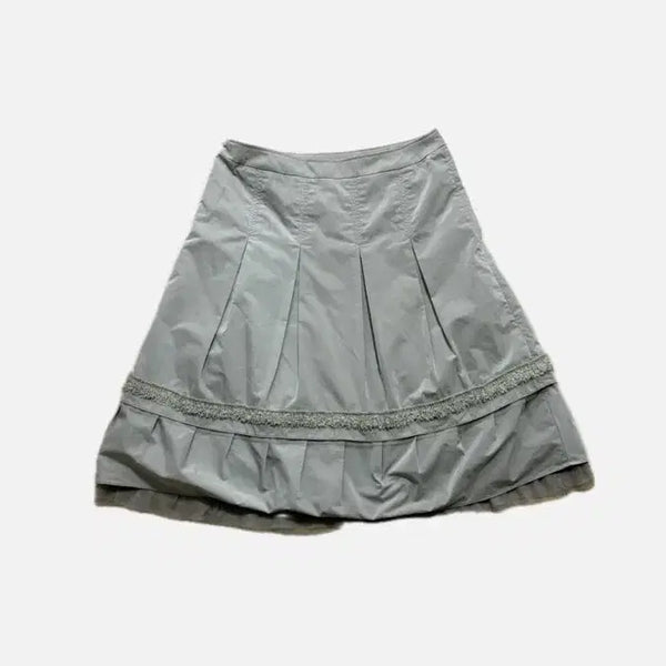 [BUNJANG] Hiroko Koshino Midi Skirt Gray Khaki / 히로코코시노 hiroko koshino 스커트