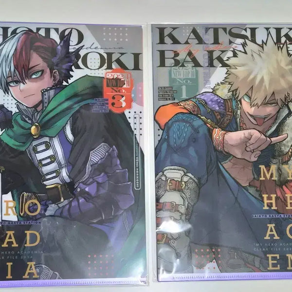 [BUNJANG] My Hero Academia Saikyo Jump Clear File Todoroki Bakugo Bundle Set / 나히아 나의 히어로 아카데미아 최강점프 클리어 파일 토도로키 바쿠고 일괄