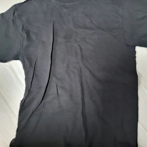 [BUNJANG] Champion Plain Short Sleeve T-Shirt Black / 챔피온 무지 반팔 티셔츠 검정