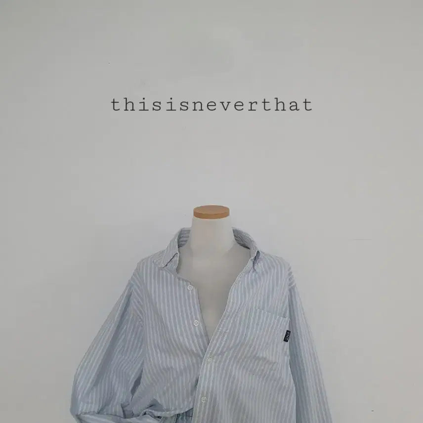 [BUNJANG] Thisisneverthat Stripe Oxford Shirt / 세일)No.26061502 디스이즈네버댓 스트라이프 옥스포드 셔츠
