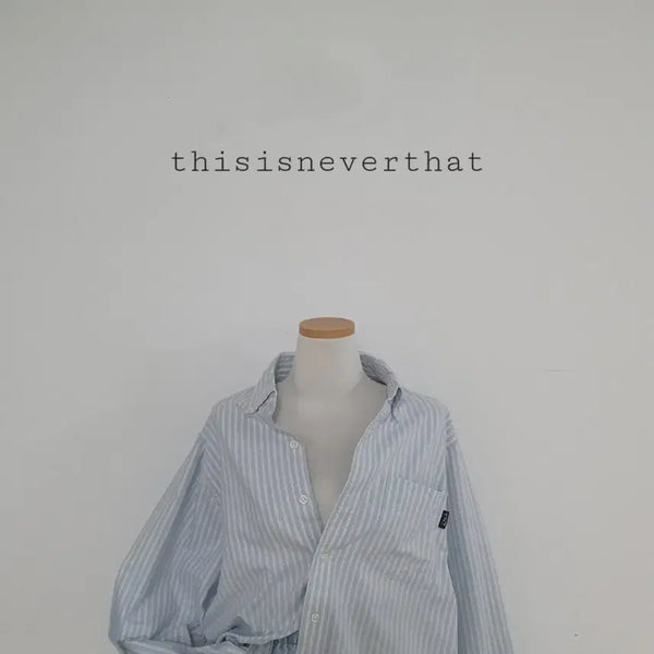 [BUNJANG] Thisisneverthat Stripe Oxford Shirt / 세일)No.26061502 디스이즈네버댓 스트라이프 옥스포드 셔츠
