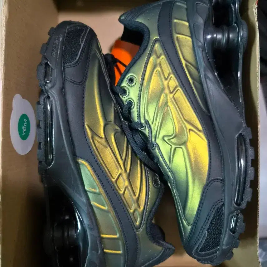 [BUNJANG] Nike Shox Ride 2 Black Cargo Khaki Shoes / 250 ) 나이키 샥스 라이드 2 블랙 카고 카키