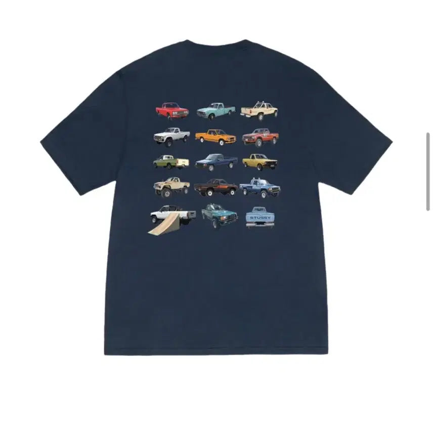 [BUNJANG] Stussy Pickup T-Shirt Navy M / 스투시 픽업 티셔츠 네이비 m