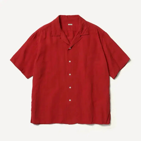 [BUNJANG] A.PRESSE 26SS Vintage Silk Linen Short Sleeve Open Collar Shirt / [2, 새상품]아프레쎄 A.PRESSE 26SS 빈티지 실크 린넨 셔츠