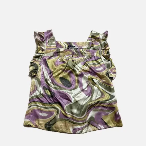 [BUNJANG] Freezeframe Vintage Frill Sleeveless Top / 프리즈프레임 freezeframe 빈티지 프릴 나시 탑