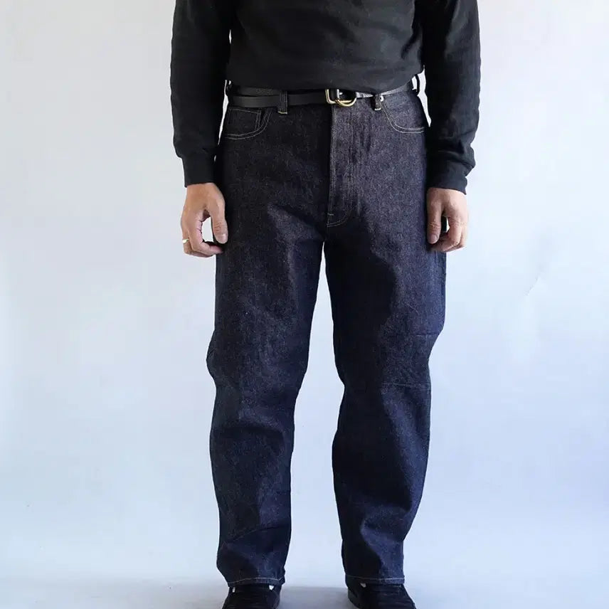[BUNJANG] Apresse Washed Denim Wide Pants / 34/30 26aw 아프레쎄 워시드 데님 와이드 팬츠