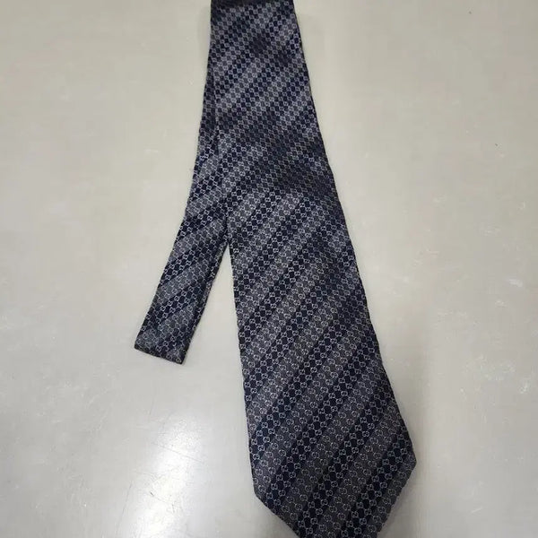 [BUNJANG] Gucci GG Pattern Silk Necktie Black / (무료배송)GUCCI구찌 넥타이 GG패턴 블랙
