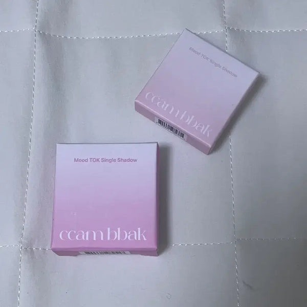 [BUNJANG] Kkamppak Mood Talk Single Shadow (Set of 2) / (새상품) 깜빡 무드톡 싱글 섀도우 2종 핑크블러쉬/블루밍베리