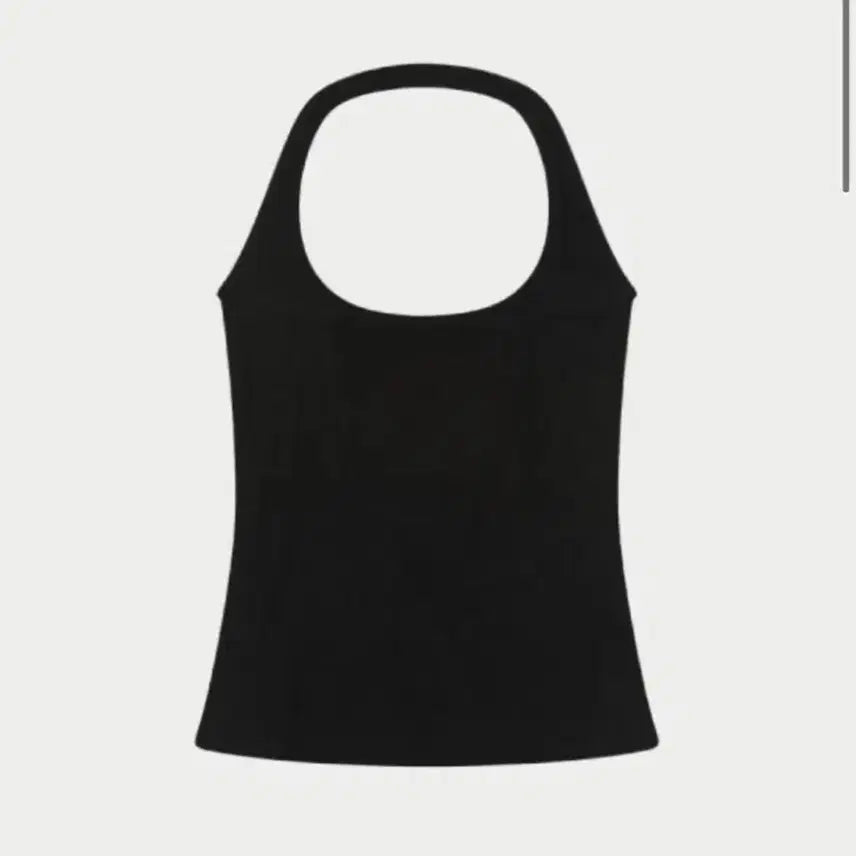 [BUNJANG] Yusop Halterneck Sleeveless Top Black / 유솝 홀터넥 나시 탑 슬리브리스 (새상품)