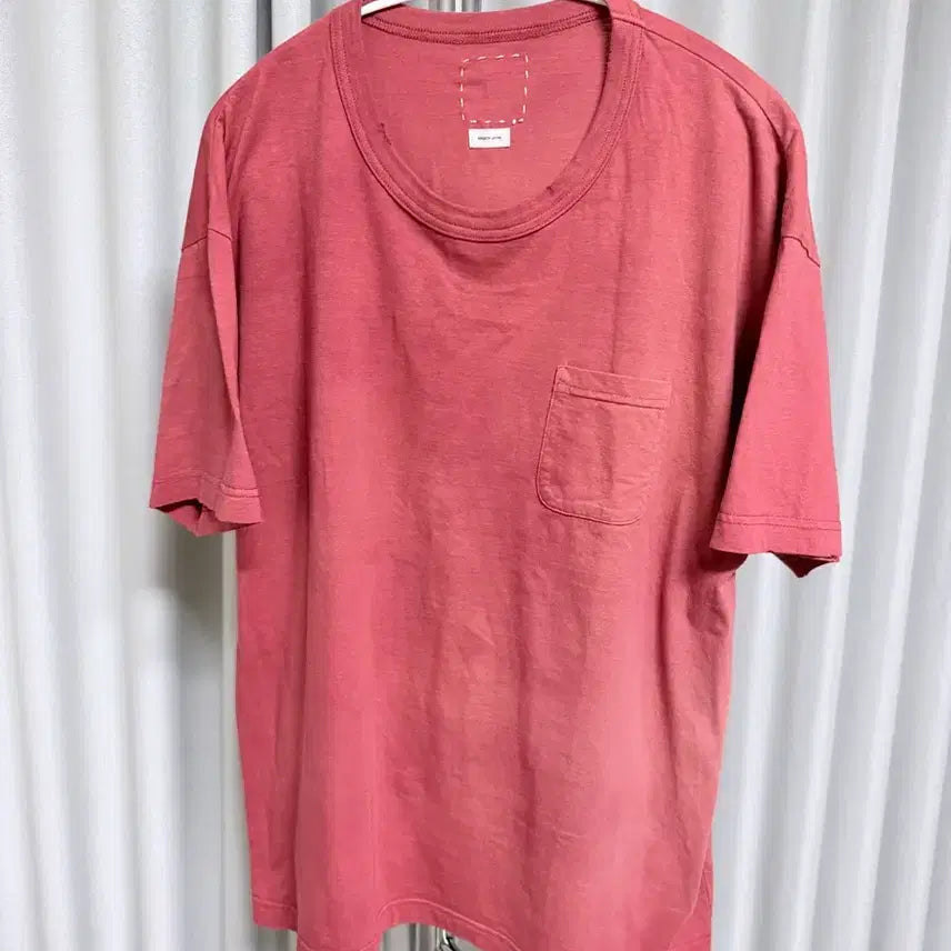[BUNJANG] Bizbeam Jumbo T-Shirt Dyeing Red Size 3 / 비즈빔 점보티셔츠 다잉 레드 3사이즈