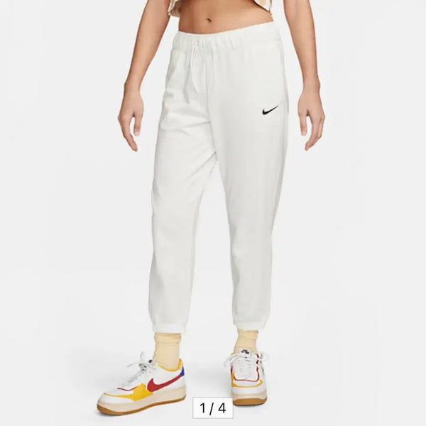 [BUNJANG] Nike Women's Jogger Pants Ivory M / 나이키 여성 조거 팬츠 M 아이보리 DM6420-133