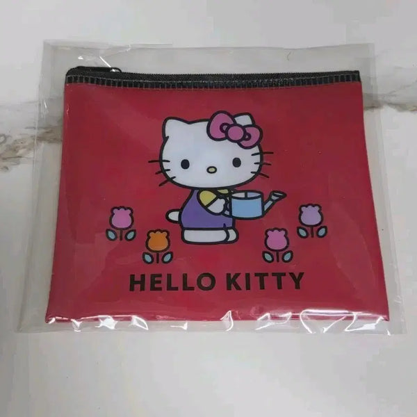 [BUNJANG] Hello Kitty Red Square Pouch / 헬로키티 레드 사각 파우치