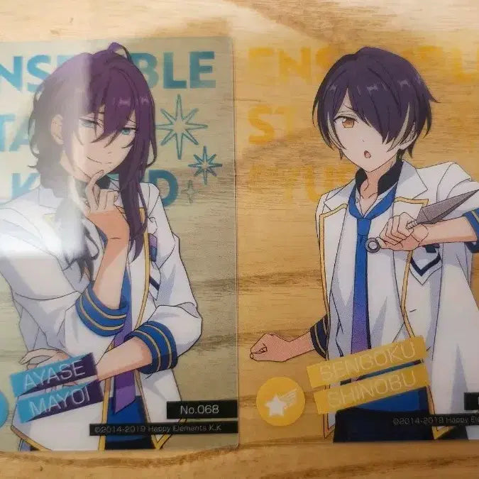 [BUNJANG] Ensemble Stars!! Clear Card Vol. 2 Ayase Mayoi & Sengoku Shinobu Set / 앙스타 클리어카드 2탄 아야세 마요이 센고쿠 시노부
