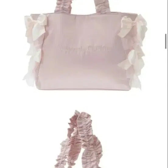 [BUNJANG] Maison de FLEUR Ribbon Shoulder Tote Bag / 메종드플뢰르 리본 숄더백 토트백 스나계 일브