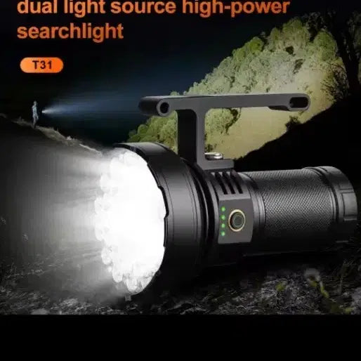 [BUNJANG] T31 10000 Lumens High-Power Searchlight / T31 야외 10000루멘 고출력 서치라이트