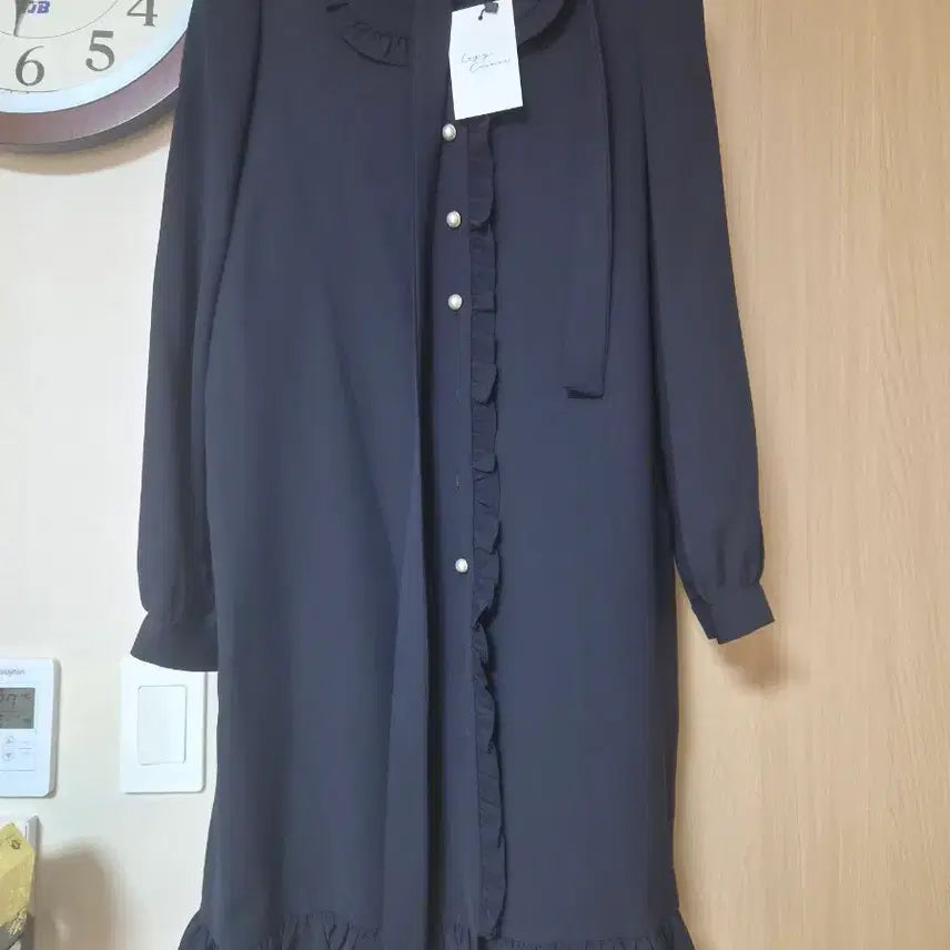 [BUNJANG] Lazycorner Navy Mini Dress / 레이지코너 ops