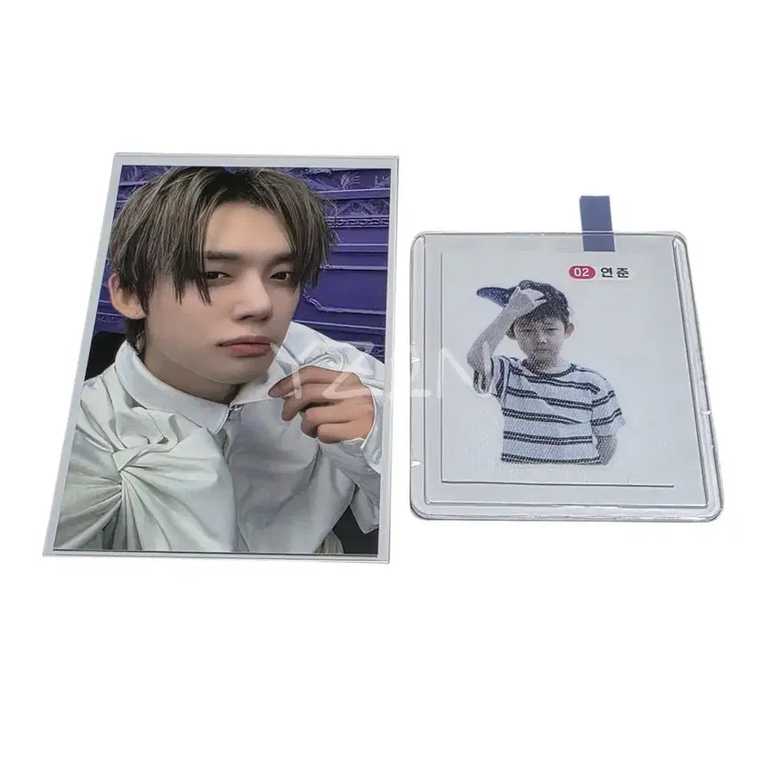 [BUNJANG] Yeonjun (TXT) Thorn Shop Photocard & Sticker Set / (연준) 가시덤불 공방 포카+띠부씰