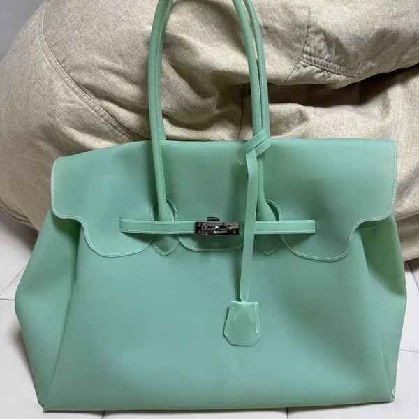 [BUNJANG] Mint Jelly Birkin Bag Large / 민트 젤리 버킨백 라지
