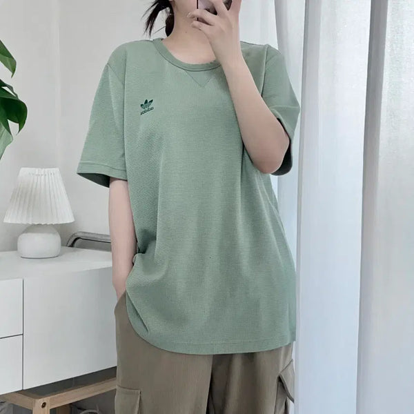[BUNJANG] Adidas Matcha Waffle Short Sleeve T-Shirt 3XL / [정품] 아디다스 말차 와플 반팔티 [ 3XL ]