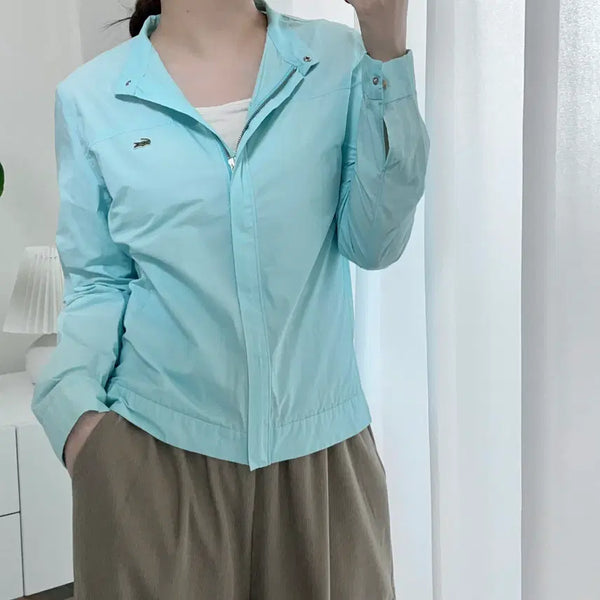 [BUNJANG] Lacoste Mint Zip-Up Windbreaker (Size 100) / [정품] 라코스테 민트 집업 바막 [ 100 ]