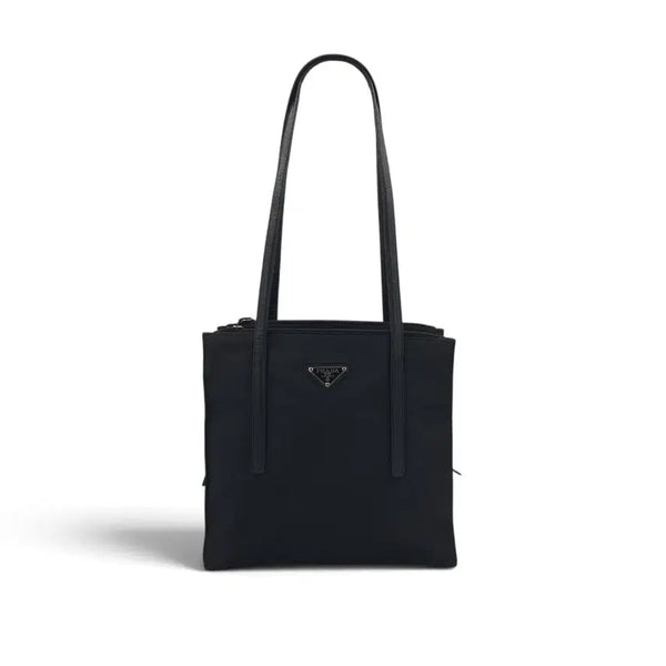 [BUNJANG] Prada Re-Nylon Black Medium Shoulder Bag (B6082) / 프라다 리나일론 블랙 미듐 숄더백 B6082