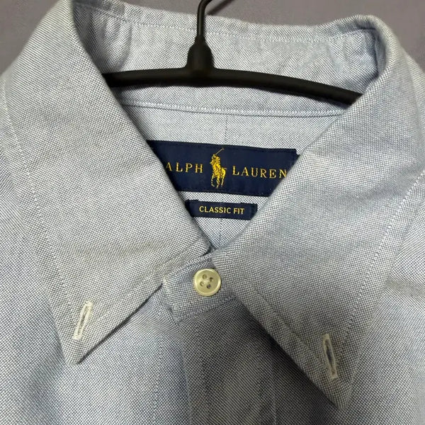 [BUNJANG] Polo Ralph Lauren Oxford Shirt Blue Classic Fit / 폴로 랄프로렌 옥스포드 셔츠 블루 클래식핏
