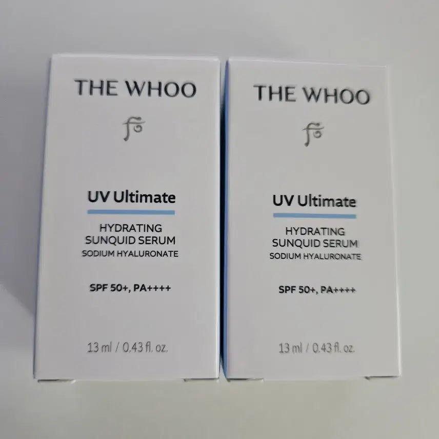 [BUNJANG] The History of Whoo UV Ultimate Moisture Sun Serum SPF 50+ (2 x 13ml) / 더후 UV 얼티밋 수분 선세럼 13ml 2개 일괄 판매해요SPF 50+