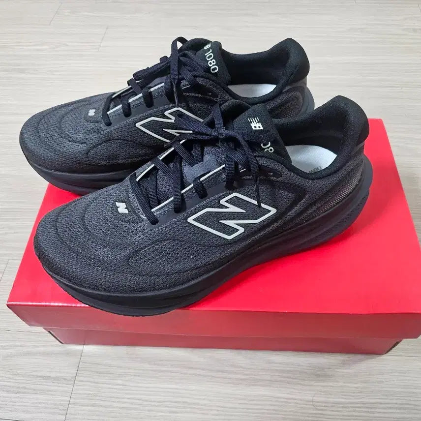 [BUNJANG] New Balance 1080 v15 Black 2E Running Shoes / 뉴발란스 1080 v15 블랙 2E 280