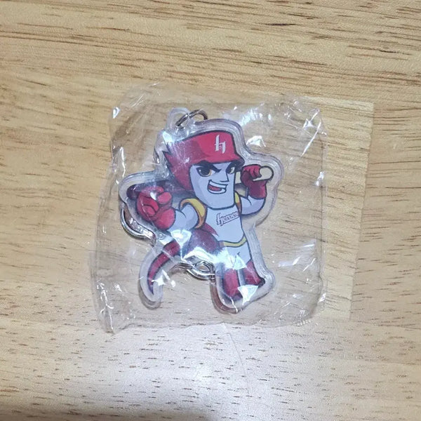 [BUNJANG] Lotte Wellfood KBO Kiwoom Heroes Duktori Keyring / 롯데웰푸드 KBO 키움히어로즈 턱돌이 키링
