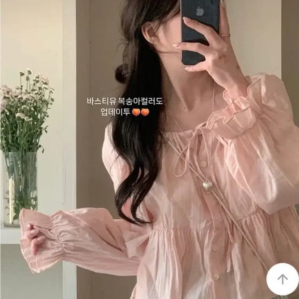 [BUNJANG] Miniphoe Marseille Momo Blouse / *미니포에* 마르세유 모모 블라우스