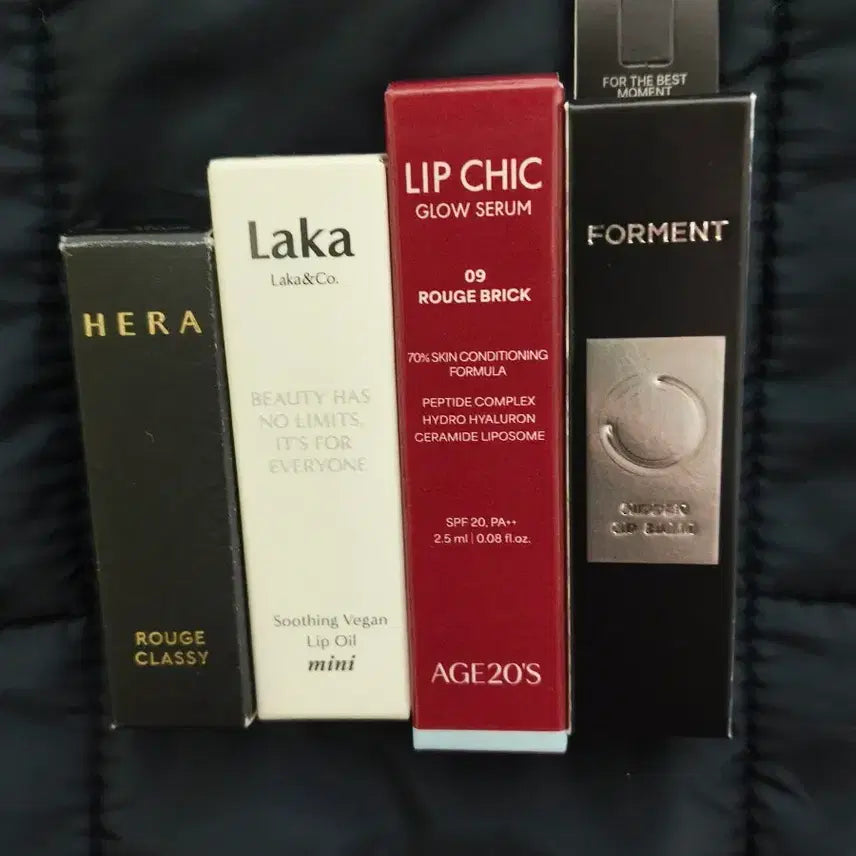 [BUNJANG] HERA, Laka, AGE20's, FORMENT Lip Product Set / HERA, Laka, AGE20'S, FORMENT 립 제품 4종