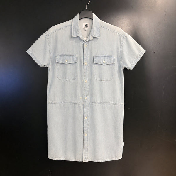 [BUNJANG] Carhartt Light Wash Denim Dress XS / 칼하트 연청 데님원피스