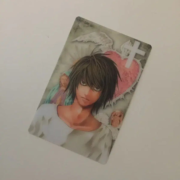 [BUNJANG] Death Note L Illustration Clear Card / 데스노트 엘 일러스트 클리어 카드