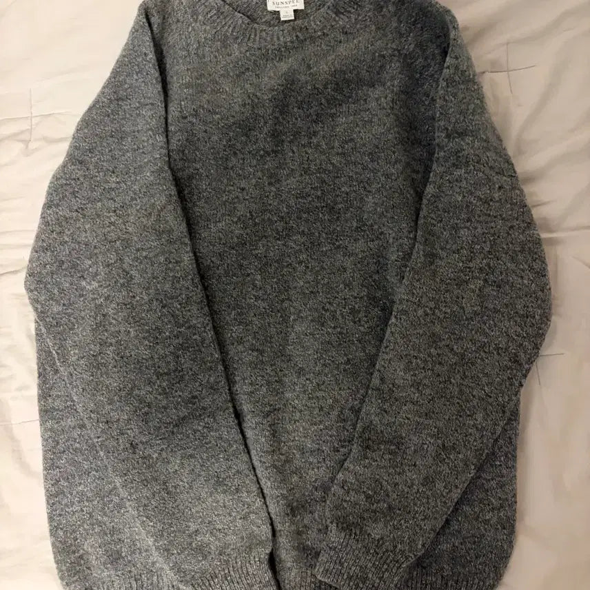 [BUNJANG] Sunspel Grey Lambswool Knit / Sunspel 니트