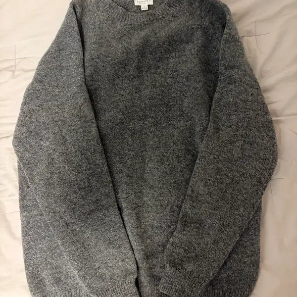 [BUNJANG] Sunspel Grey Lambswool Knit / Sunspel 니트