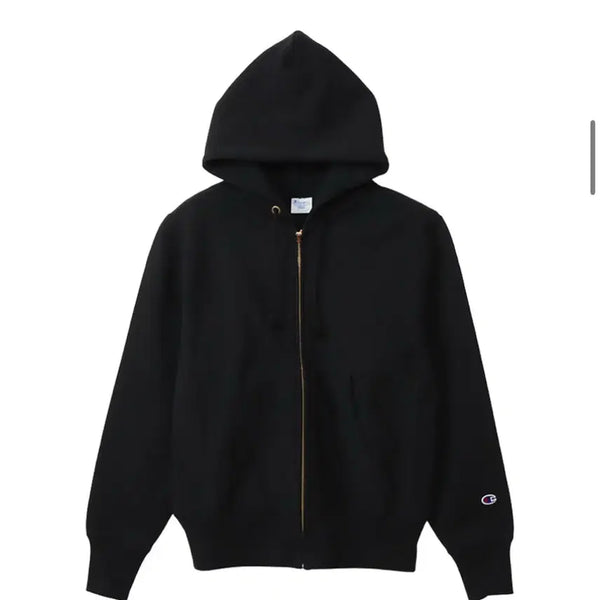 [BUNJANG] Champion Reverse Weave Blue Tag Regular Fit Fleece Hoodie Zip-Up / 챔피온 리버스위브 블루택 레귤러핏 기모 후드 집업