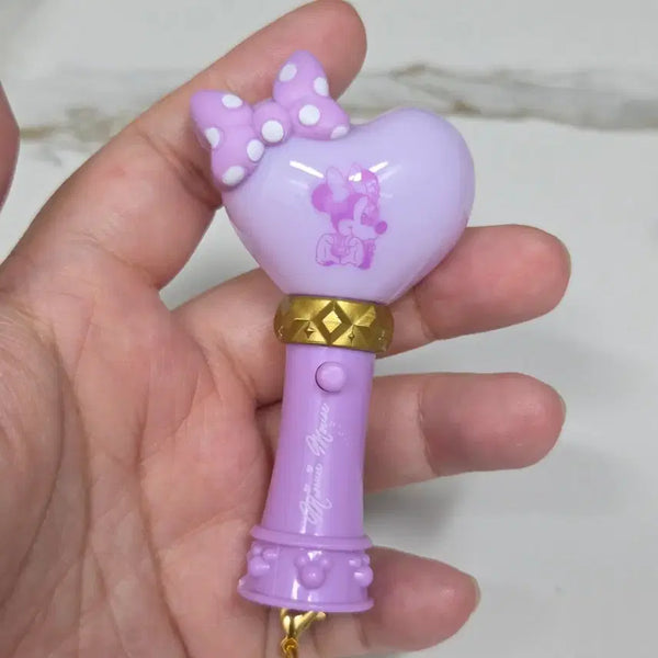 [BUNJANG] Disney Minnie Mouse Secret Random Keychain - Disney Store Heart Lightstick / 디즈니 미니마우스 시크릿 랜덤 키링 키체인 디즈니 스토어 하트 응원봉