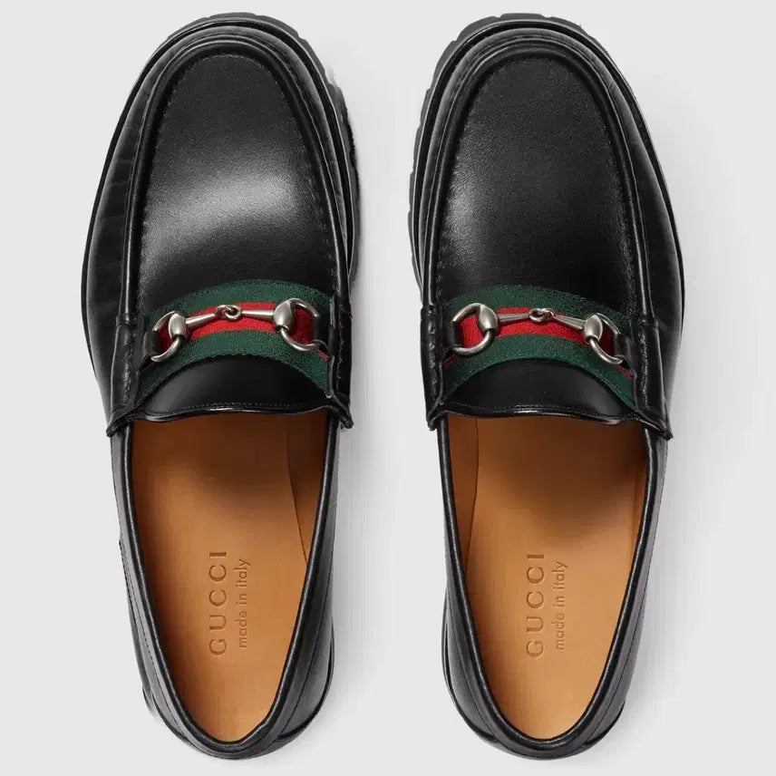 [BUNJANG] Gucci Web Horsebit Loafers / 구찌 웹 홀스빗로퍼 [ 265(7반) / 풀박스 / 영수증 ]