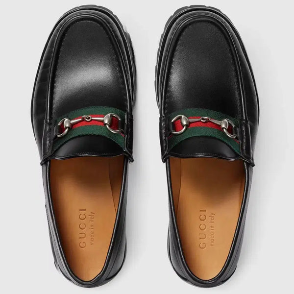 [BUNJANG] Gucci Web Horsebit Loafers / 구찌 웹 홀스빗로퍼 [ 265(7반) / 풀박스 / 영수증 ]