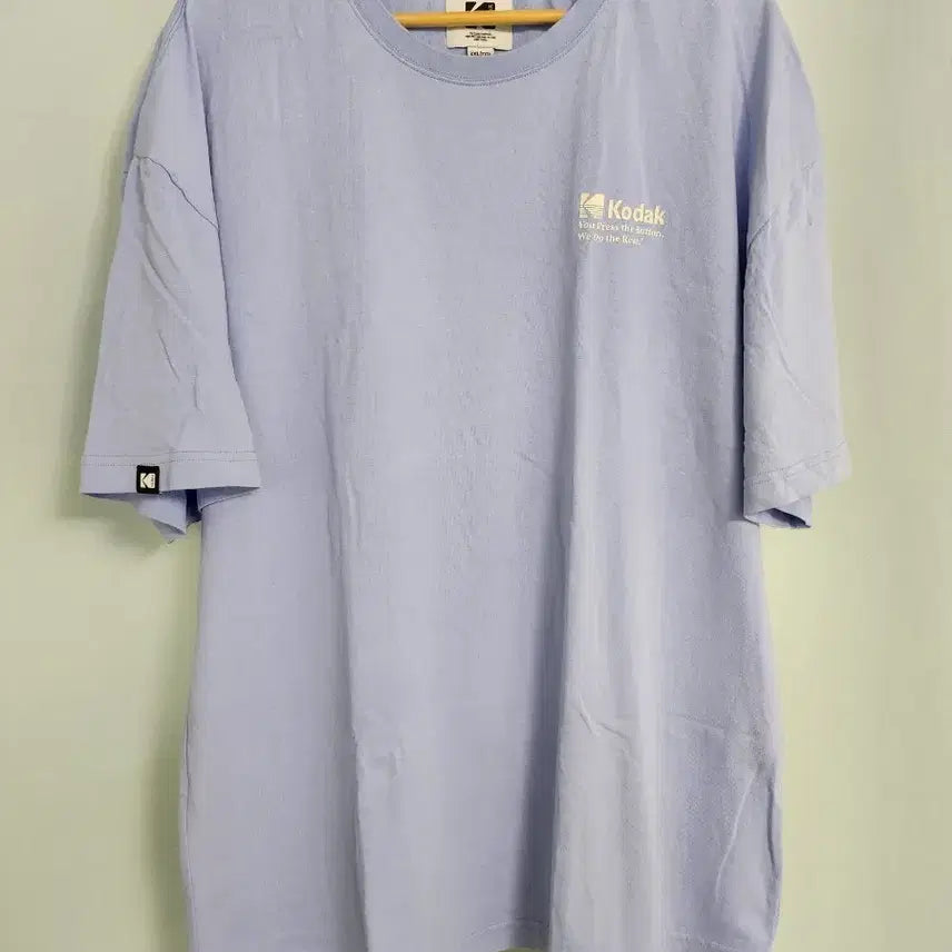 [BUNJANG] Kodak Cotton Short Sleeve T-Shirt Sky Purple 2XL / [ 2XL ] 코닥 Kodak 반팔 티셔츠