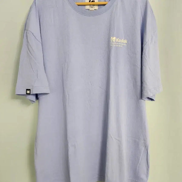 [BUNJANG] Kodak Cotton Short Sleeve T-Shirt Sky Purple 2XL / [ 2XL ] 코닥 Kodak 반팔 티셔츠