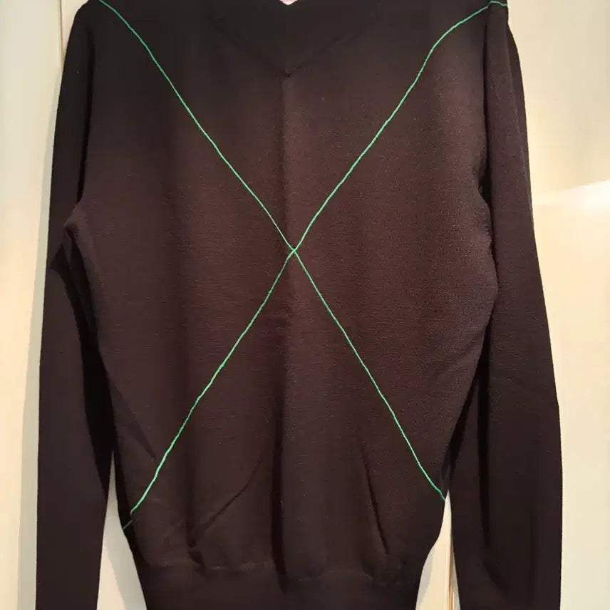 [BUNJANG] Bottega Veneta Black V-Neck Knit Sweater / 보테가베네타 니트