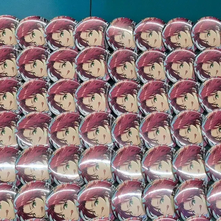 [BUNJANG] Ensemble Stars Ritsu Sakuma Cross Badge 60-Piece Set / 앙스타 이사라 마오 크로스배수 각후 캔뱃지 이타백 60개 판매