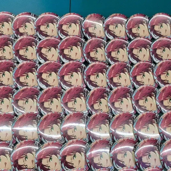 [BUNJANG] Ensemble Stars Ritsu Sakuma Cross Badge 60-Piece Set / 앙스타 이사라 마오 크로스배수 각후 캔뱃지 이타백 60개 판매