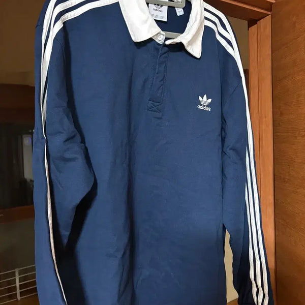 [BUNJANG] Adidas Rugby Shirt Navy XXL / 아디다스 럭비티 네이비 XXL
