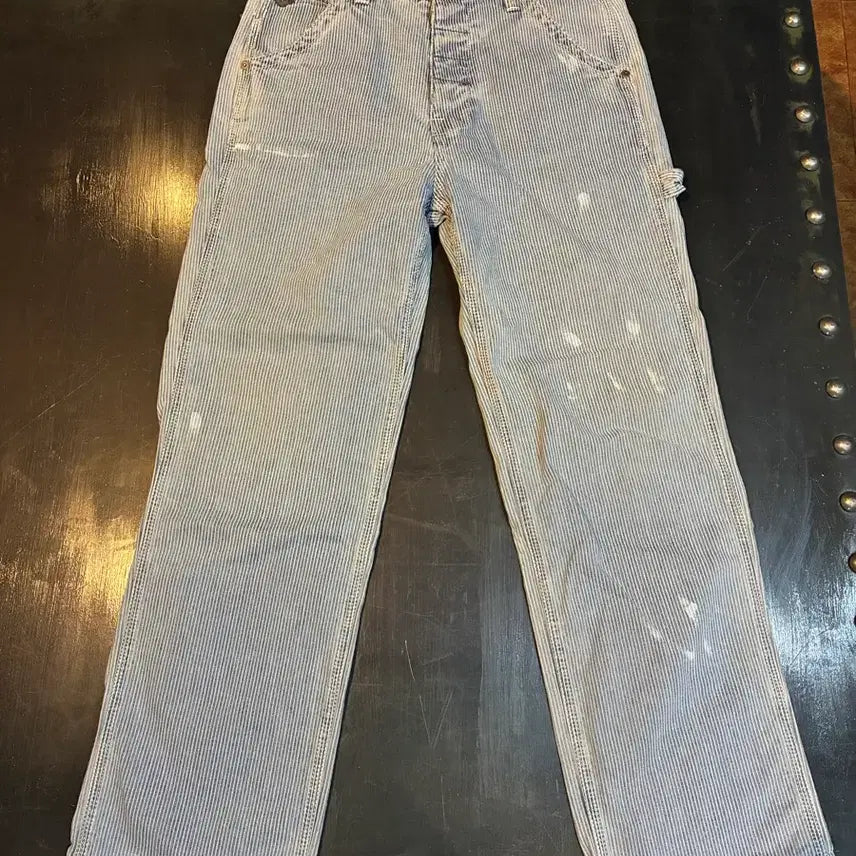 [BUNJANG] Polo Ralph Lauren Hickory Denim Painted Carpenter Pants / 30/30 폴로 히코리 데님 페인티드 카펜터