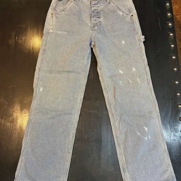 [BUNJANG] Polo Ralph Lauren Hickory Denim Painted Carpenter Pants / 30/30 폴로 히코리 데님 페인티드 카펜터
