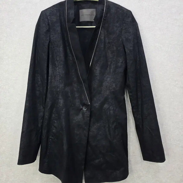 [BUNJANG] DEMOO PARKCHOONMOO Coated Single Jacket / 데무 박춘무 코팅 싱글 자켓 DEMOO PARKCHOONMOO