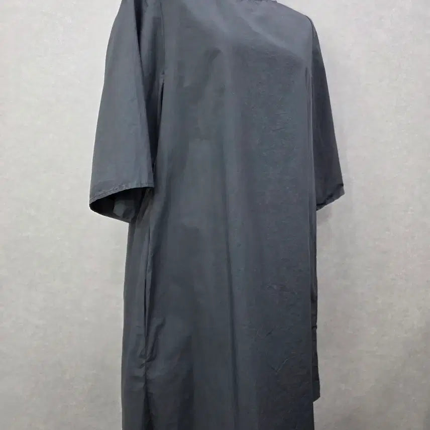 [BUNJANG] COS Dark Grey Cotton A-Line Dress / COS 코스 다크 그레이 코튼 에이라인 원피스