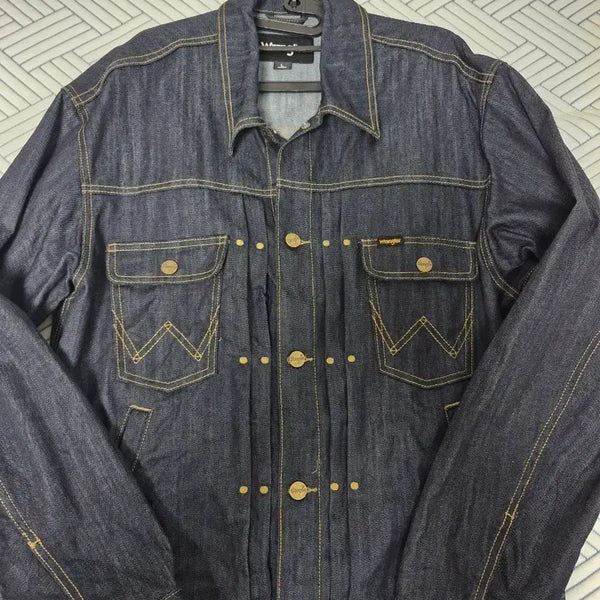 [BUNJANG] Wrangler Standard Cordura Denim Jacket L / Wrangler 스탠다드 코듀라 데님 자켓 L(배송비 포함)